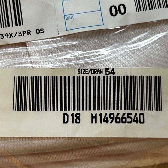 3 BRIEFS, 100% NYLON WHITE/BLACK/NUDE, SIZE 3X, SEARS, IN ORIGINAL BAG, TAGS ON, - Picture 3 of 6